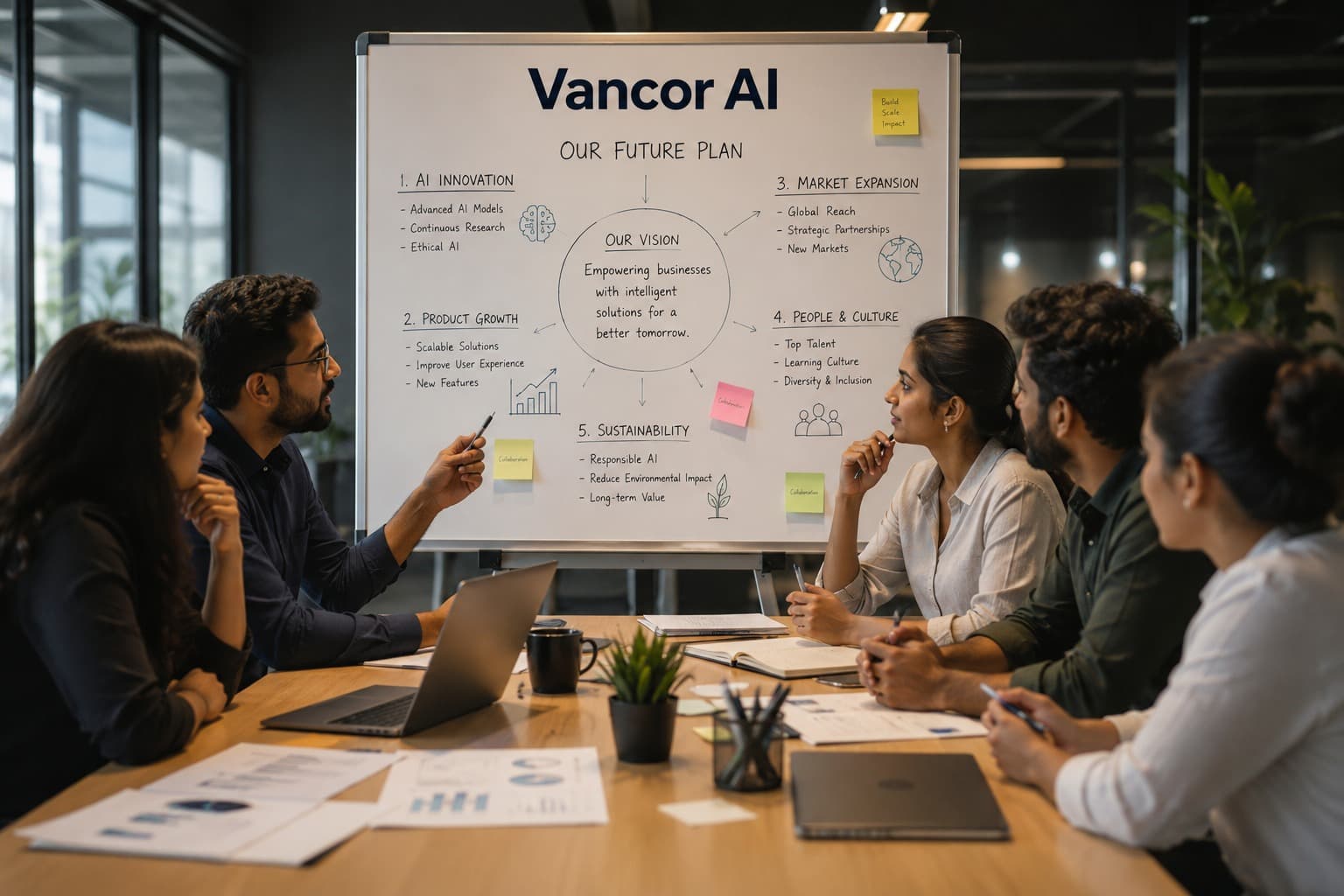 Vancor AI team planning session